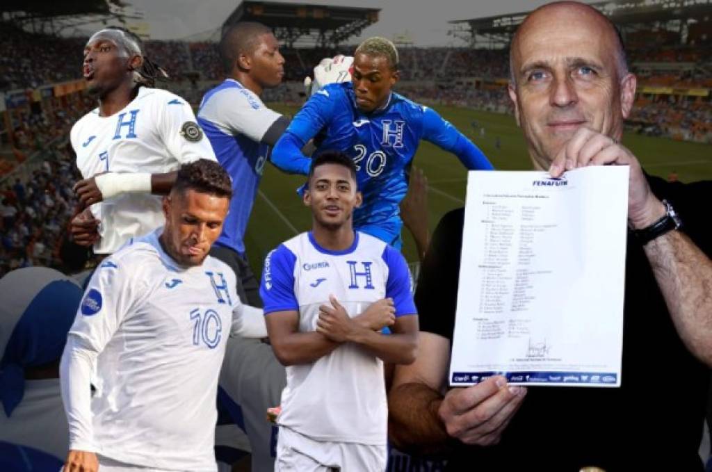 OFICIAL: Convocatoria de la Selección de Honduras para la Copa Oro 2021 con siete legionarios