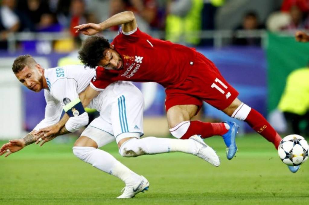 Chiellini elogia a Ramos, pero con dardos envenenados: ''Provoca lesiones con astucia casi diabólica como la de Salah''