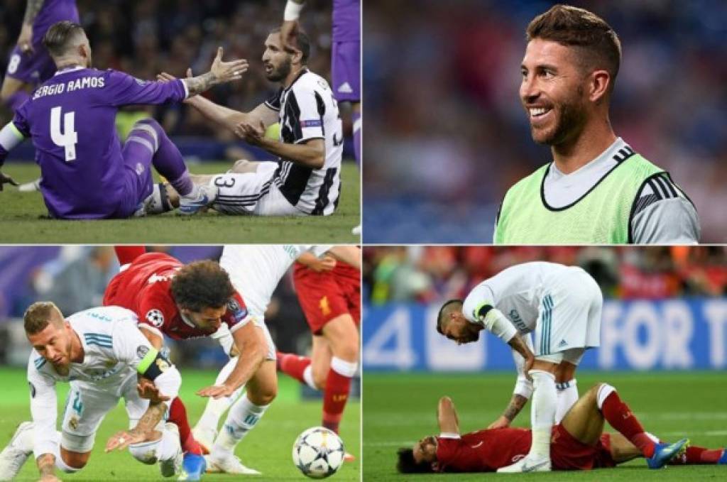 Chiellini elogia a Ramos, pero con dardos envenenados: ''Provoca lesiones con astucia casi diabólica como la de Salah''