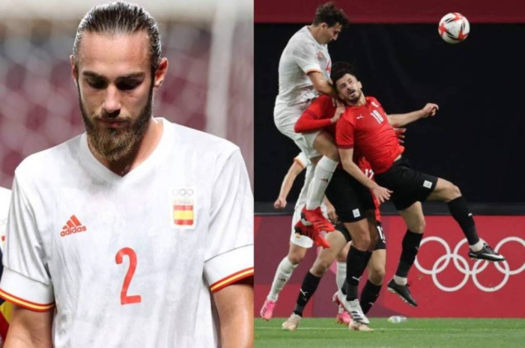 La poderosa selección de España se estrella ante Egipto y empata en su estreno en Tokio 2021