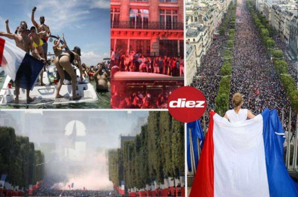 Éxtasis en Francia: El país se vuelve loco y todos salen a festejar el título mundial