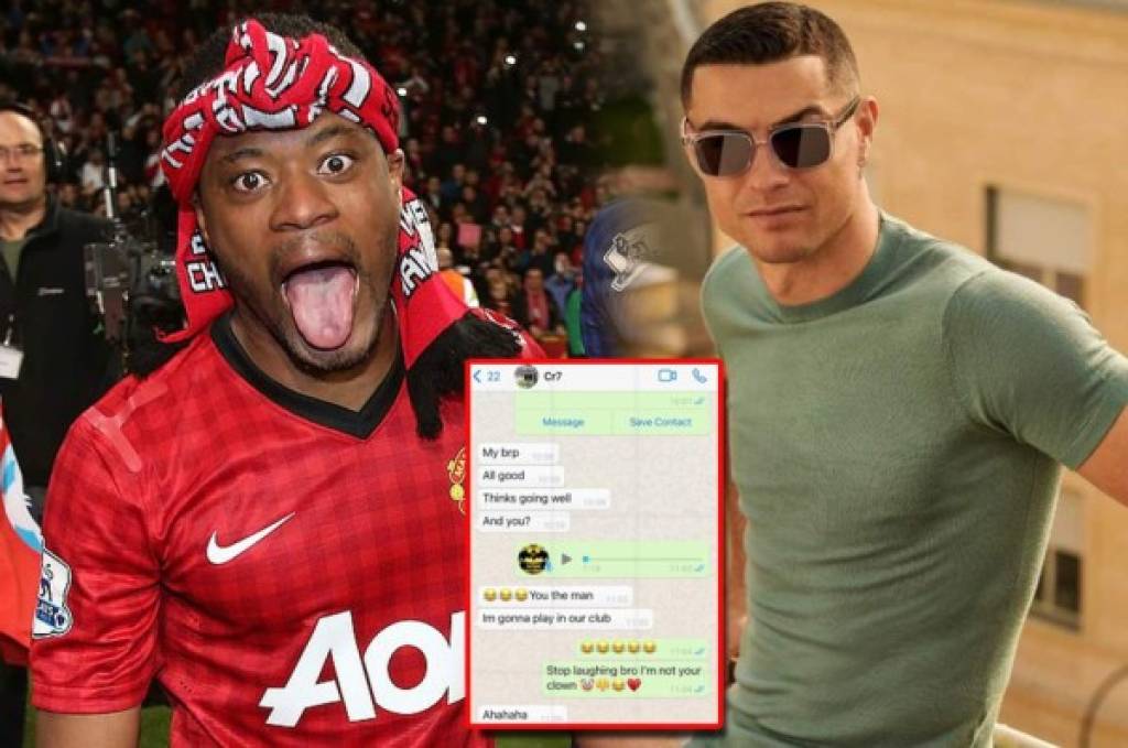 Evra filtra el Whatsapp de Cristiano Ronaldo antes de anunciarse su regreso al United: ''No soy tu payaso''