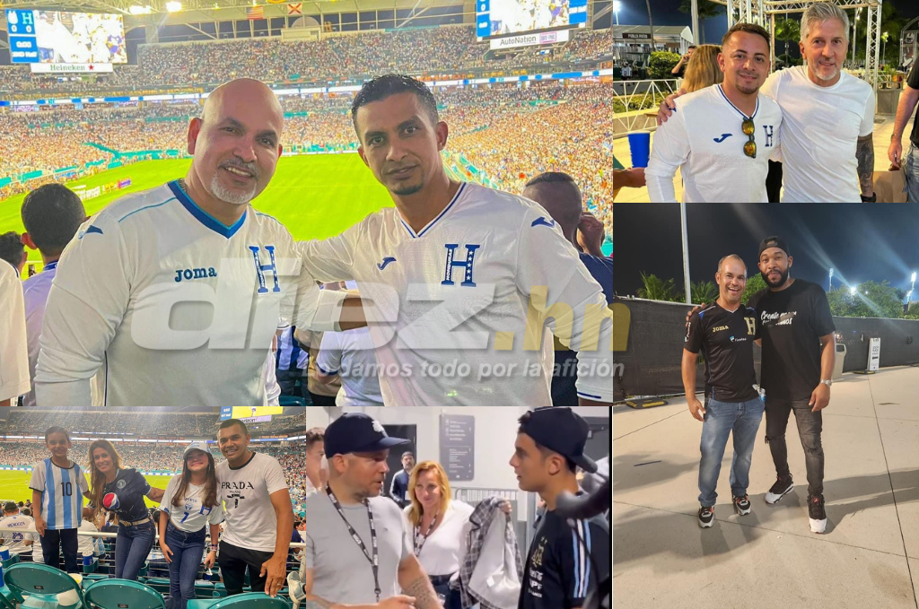 ¡De locos! Desde Jorge Messi y Mario Kempes, hasta “Residente”: Las personalidades que asistieron al Hard Rock para el Honduras-Argentina