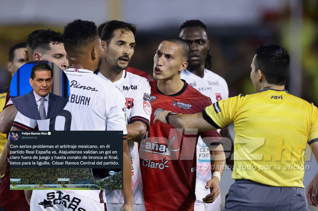 Ex árbitro mexicano arremete con todo contra César Ramos, réferi del choque Real España - Liga Deportiva Alajuelense