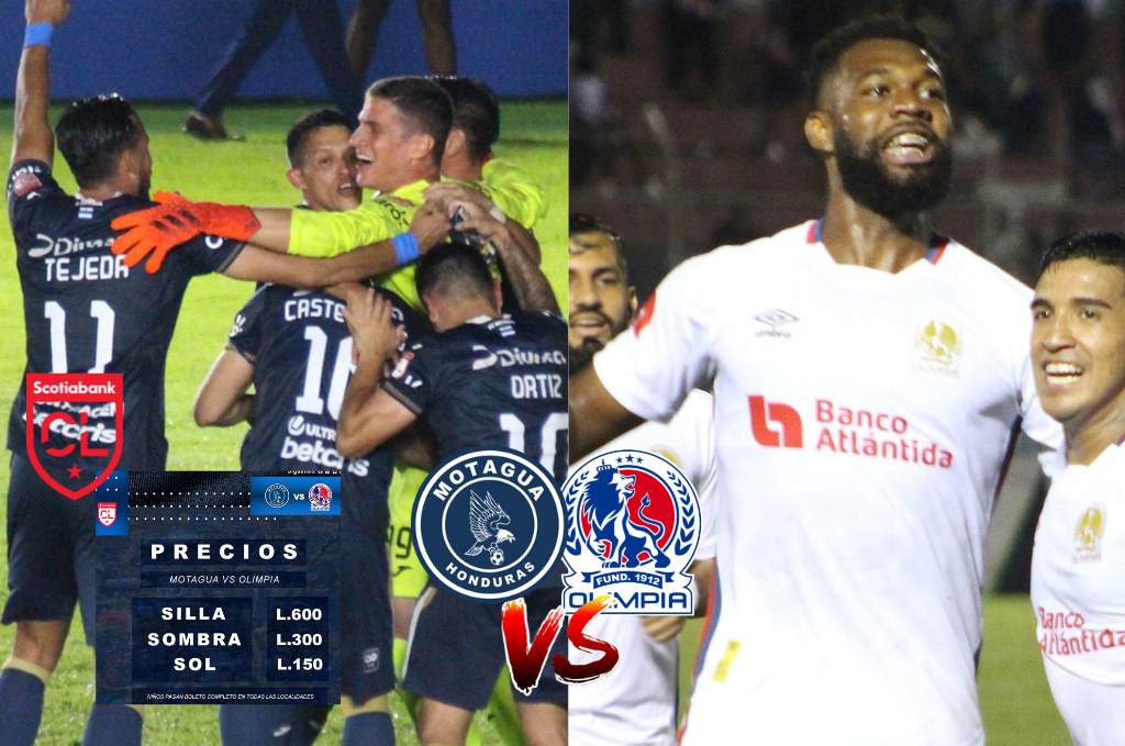 Motagua anuncia los precios de boletería para la primera batalla ante Olimpia en las semifinales de Liga Concacaf