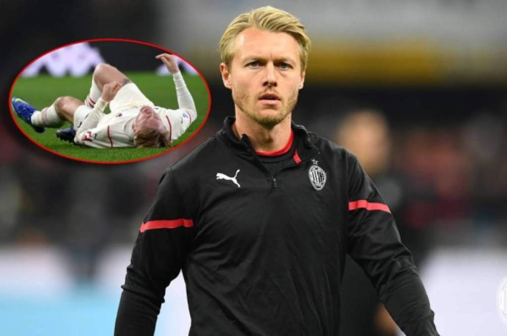 Durísima baja: AC Milan pierde por lo que resta de la temporada al defensa capitán Simon Kjaer por lesión