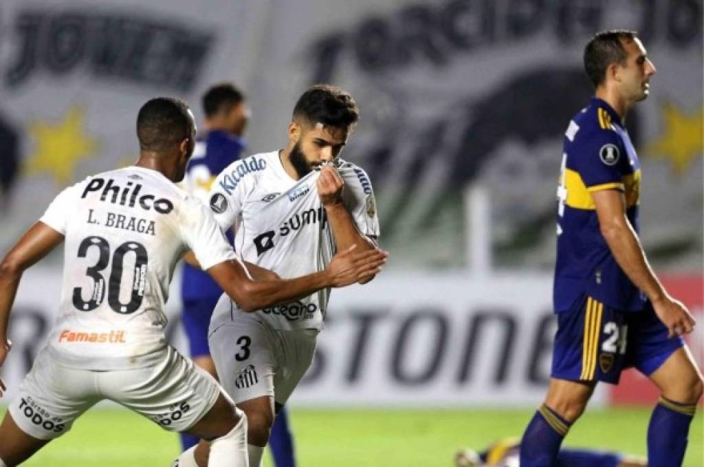 Santos vence a Boca Juniors y le roba puesto de clasificación a octavos de Copa Libertadores