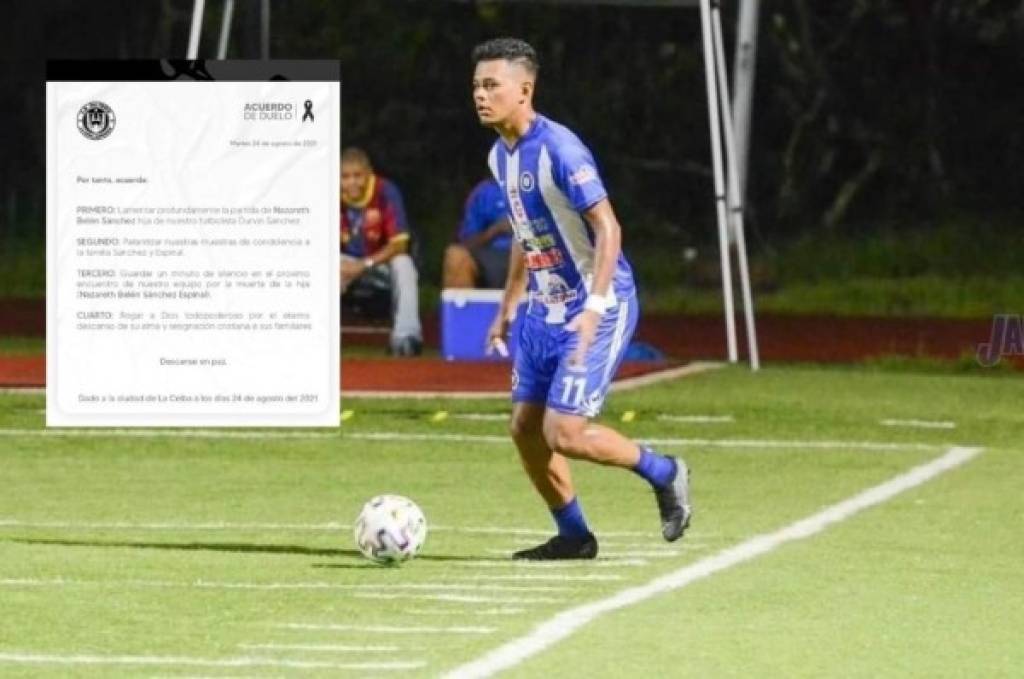 Muere la hija del futbolista del Victoria Durvin Sánchez tras complicaciones en el parto