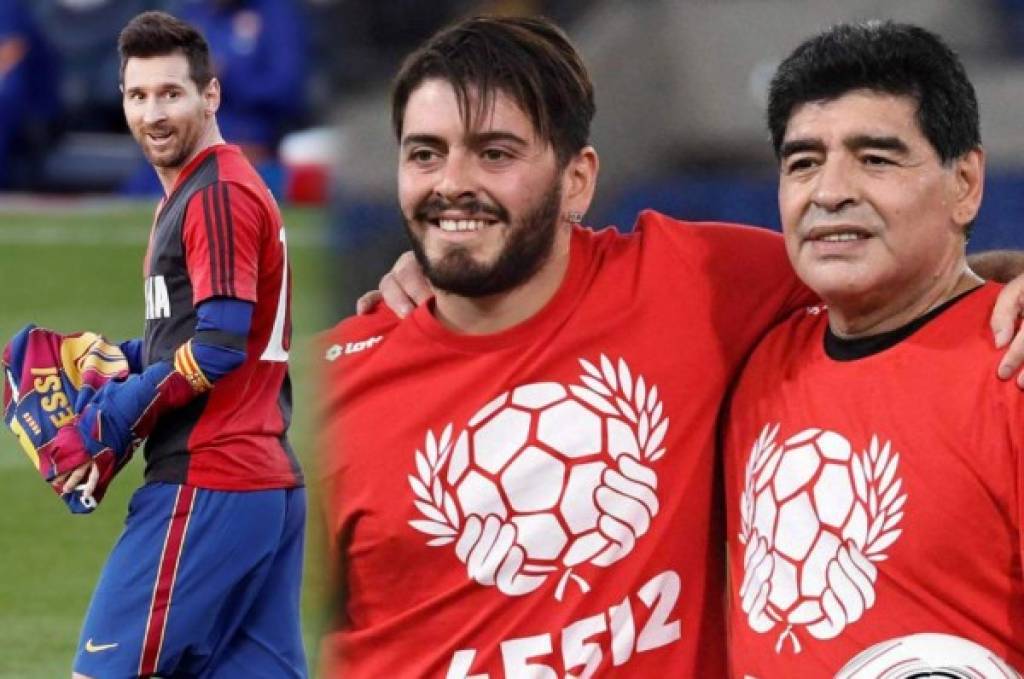 Hijo de Maradona pide retirar la '10' en todos los clubes donde jugó su padre: ''Incluido el Barcelona, sin dudas''