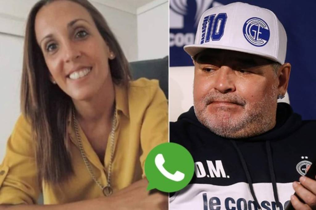 Se filtran los chats por Whatsapp de la enfermera y la psquiatra de Maradona antes de su muerte