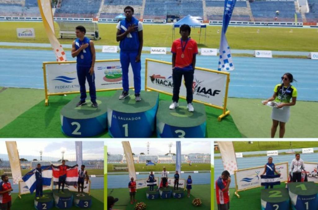 Honduras conquista 13 medallas en Centroamericano Juvenil de Atletismo en El Salvador