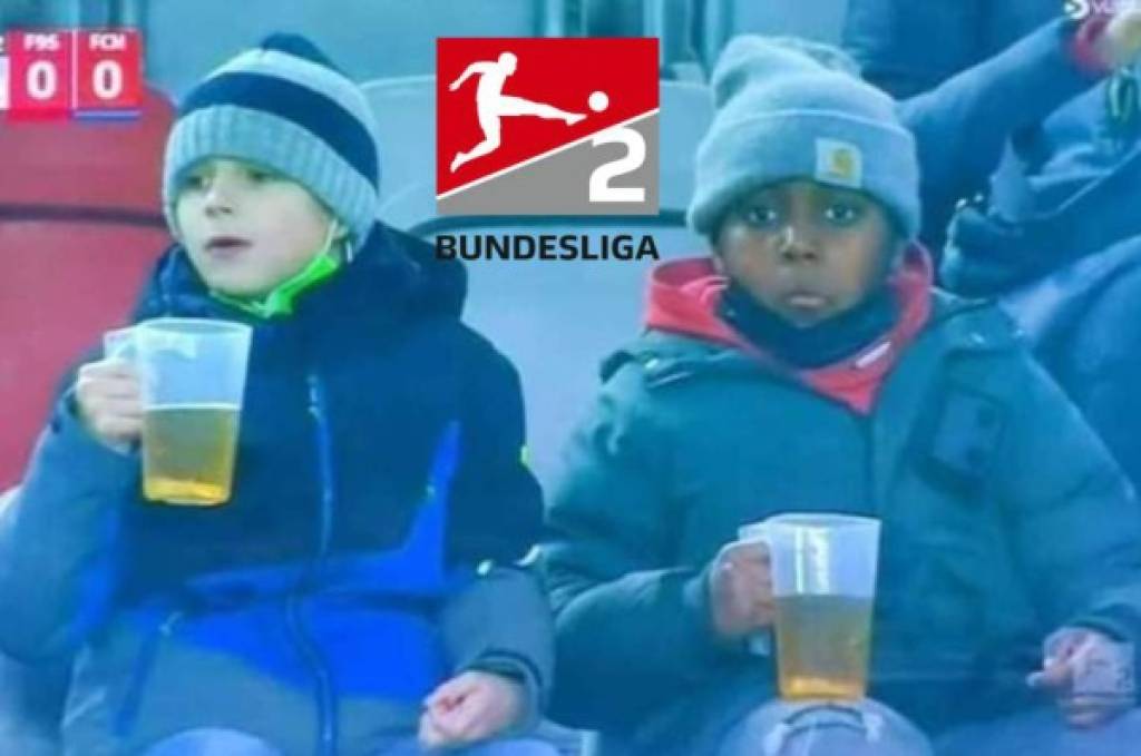 ¿Dónde fue y qué tomaban? La verdad sobre la foto de los niños bebiendo 'cerveza' en un estadio en Alemania