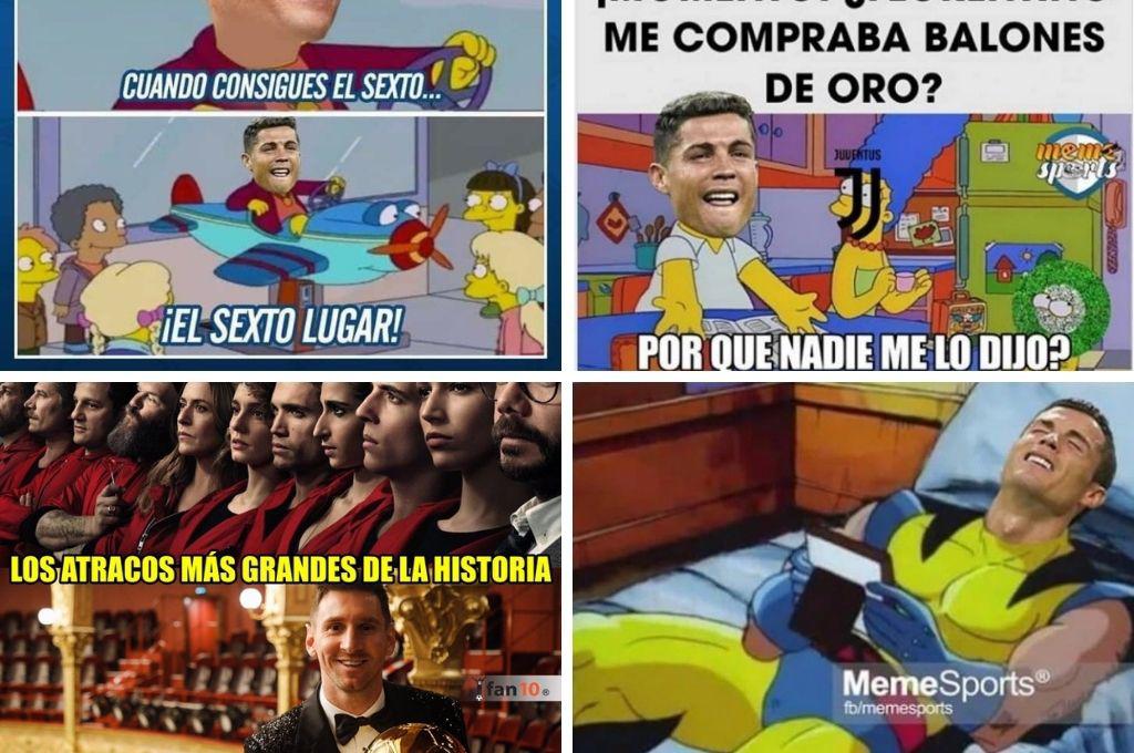 Los otros memes del Balón de Oro 2021 donde no perdonan a Messi ni a Cristiano Ronaldo