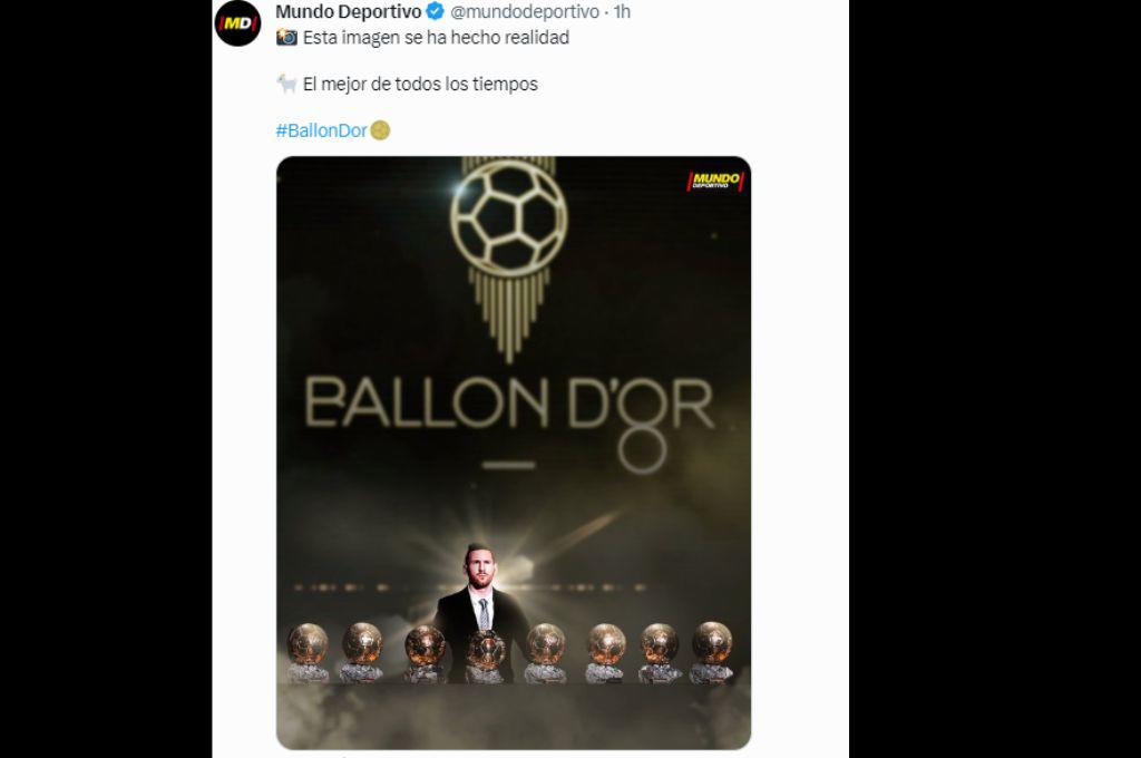 “Messi tiene más Balones de Oros que Brasil”, “leyenda”, “Infint8”: Las portadas internacionales se rinden ante el mejor del mundo