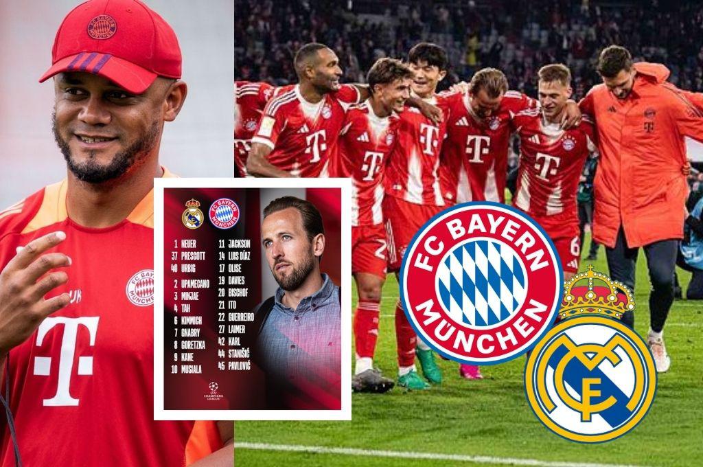 Tiembla el Real Madrid: la temible convocatoria del Bayern Múnich para silenciar el Bernabéu en Champions