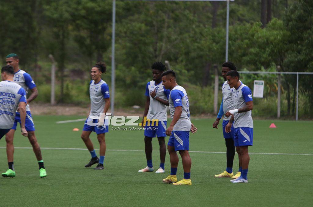 Quioto, con permiso especial, y el otro legionario que no se ha sumado; así fue el primer entrenamiento de Honduras de cara al duelo con Argentina