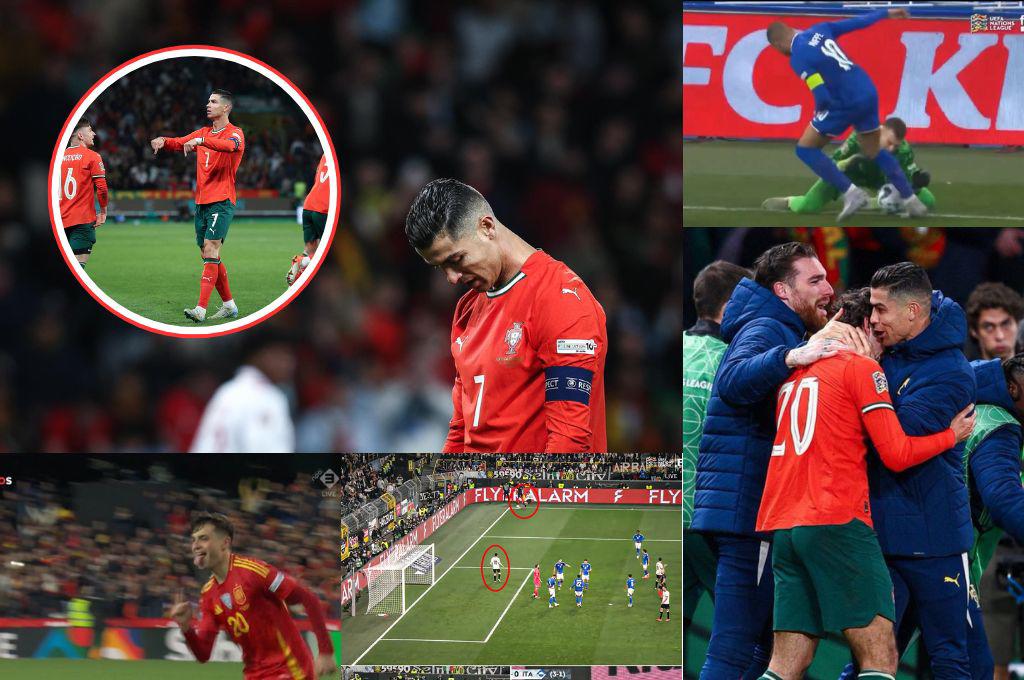 Cristiano Ronaldo devuelve la burla; Modric se encaró con Mbappé en la eliminación de Croacia y Pedri hizo magia con España