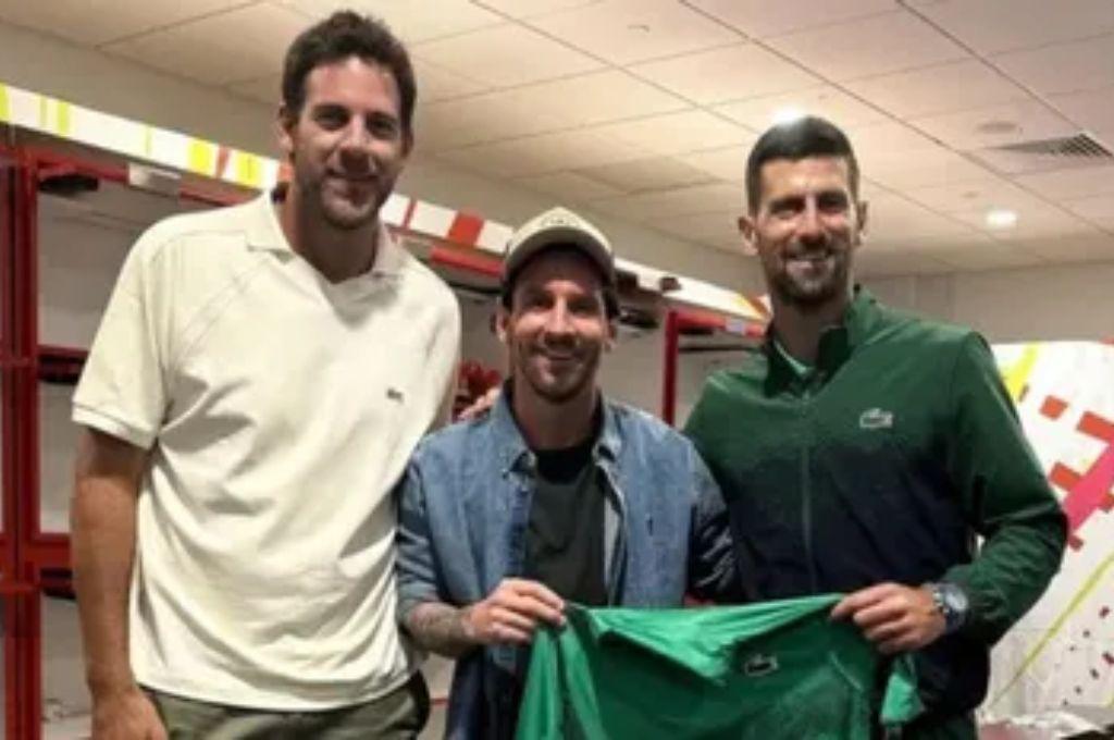 Hijo de Messi 'humilló' a Djokovic con una crítica, los regalos especiales entre ambos y la felicidad del 10 en el Miami Open
