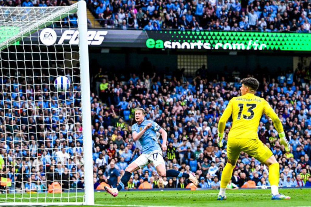 Kevin De Bruyne se despide y Guardiola festejó: el belga hizo el fallo más grande de su carrera y las lágrimas de una leyenda