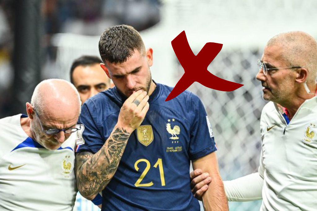 ¡Dura noticia en Francia! Lucas Hernández queda fuera de Qatar tras lesión sufrida en el encuentro ante Australia