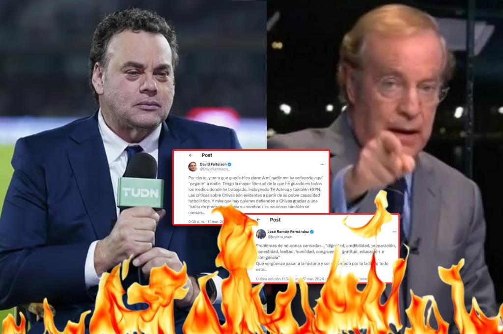 ¡Amistad rota! David Faitelson y José Ramón Fernández con brutal pelea en redes: “Sólo me da lástima”