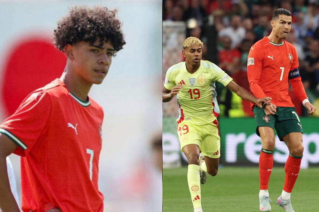 Cristiano Ronaldo JR impacta a Lamine Yamal con la frase que nadie esperaba sobre su padre: Es el mejor, pero...
