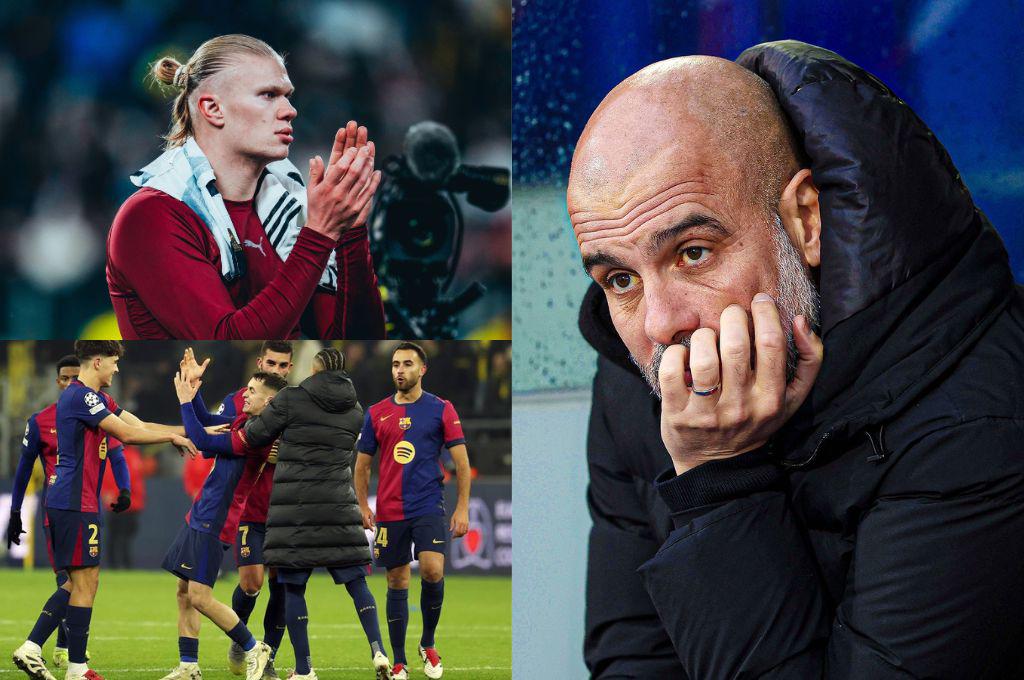 Sigue la crisis del City de Pep Guardiola, la celebración del Barcelona en Dortmund y el club con la mejor racha en Europa