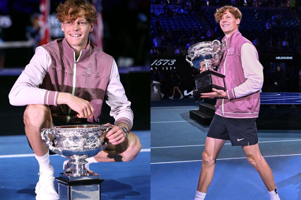 Italia se desborda por Sinner, el gesto ‘loco’ del campeón del Abierto de Australia y el mensaje especial a su padres