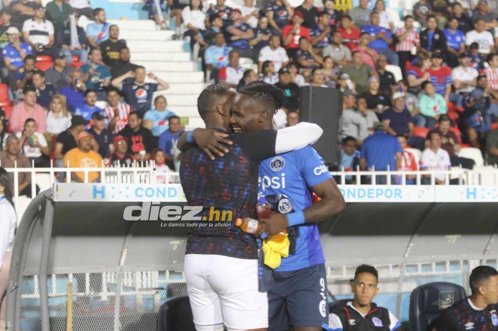 El festejo ‘tiktokero’ de Chirinos, el problema que pasó entre Najar y Auzmendi y la visita de Rueda en el Olimpia-Motagua