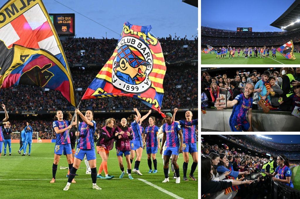 ¡Espectacular! Récord mundial de asistencia en el Camp Nou durante el Barcelona-Wolfsburgo de la Champions femenina