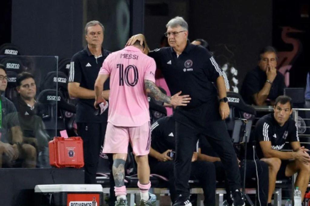 Tata Martino se pronuncia sobre la gravedad de la lesión de Messi tras salir de cambio en la victoria ante Toronto