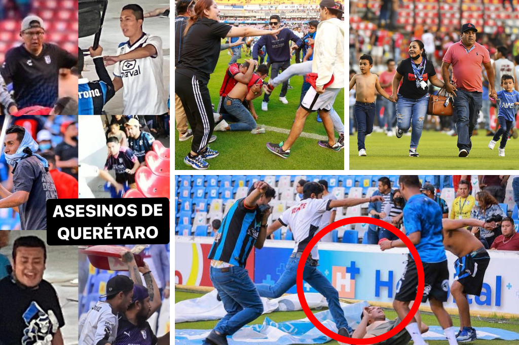 Tragedia en México: Así fue la impactante pelea entre barras de Querétaro y Atlas que dejó más de 17 muertos