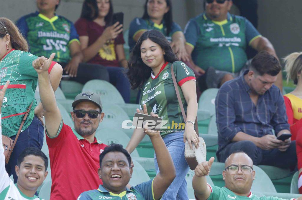El ambiente en el Yankel por el clásico Marathón-Real España; las bellas mujeres que deslumbran en las graderías