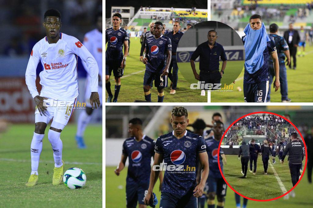 NO SE VIO EN TV: las duras imágenes de los jugadores de Motagua, quién es el nuevo debutante en Olimpia y el que rompió en llanto