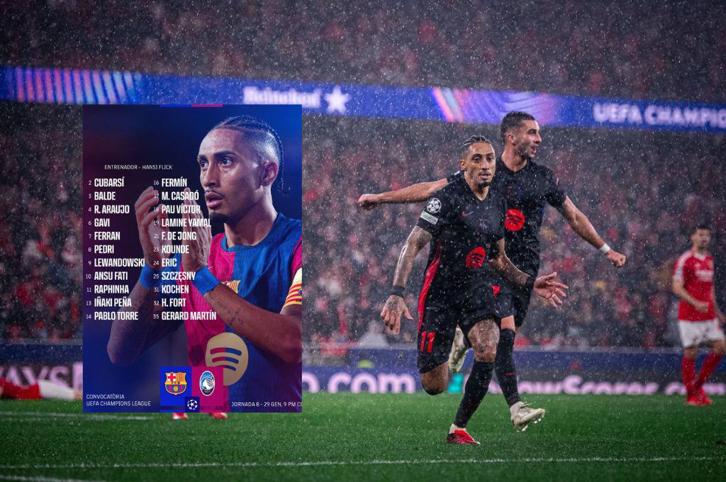 ¿Ayudarán a Real Madrid? La convocatoria del Barcelona para el último juego de la Champions League; hay dos bajas