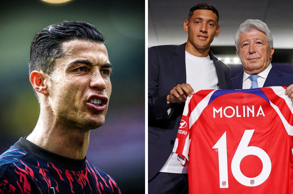 Atlético de Madrid se pronuncia sobre el fichaje de Cristiano Ronaldo en la presentación de Nahuel Molina