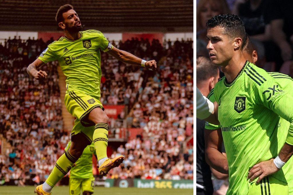 Premier League: Manchester United confirma su mejoría con un Cristiano Ronaldo suplente; el gol lo hizo Bruno Fernandes