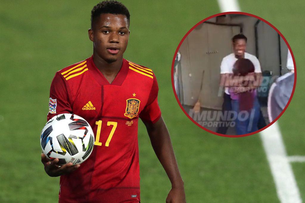 La tremenda celebración de Ansu Fati al saber que jugará el Mundial de Qatar 2022 con España (VIDEO)