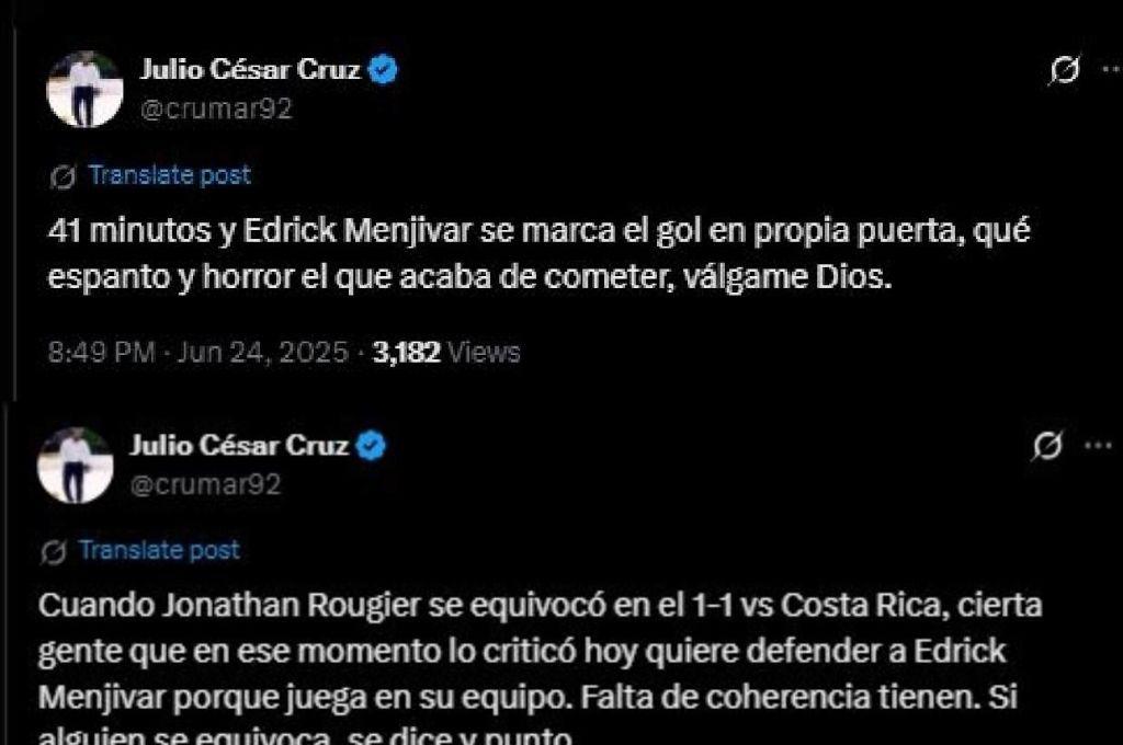 Honduras conocerá a su papá y Es el oso de la Copa Oro: lo que dice la prensa sobre el error de Menjívar y el duelo ante Panamá