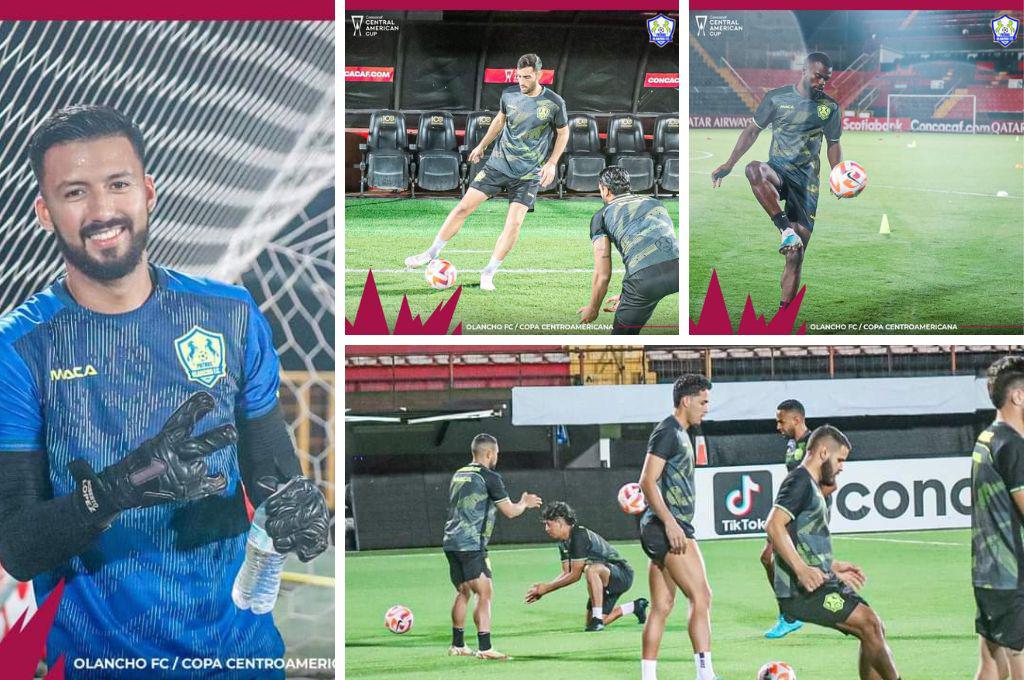Olancho FC realizó su último entreno en el Morera Soto previo a su debut ante el Alajuelense en la Copa Centroamericana