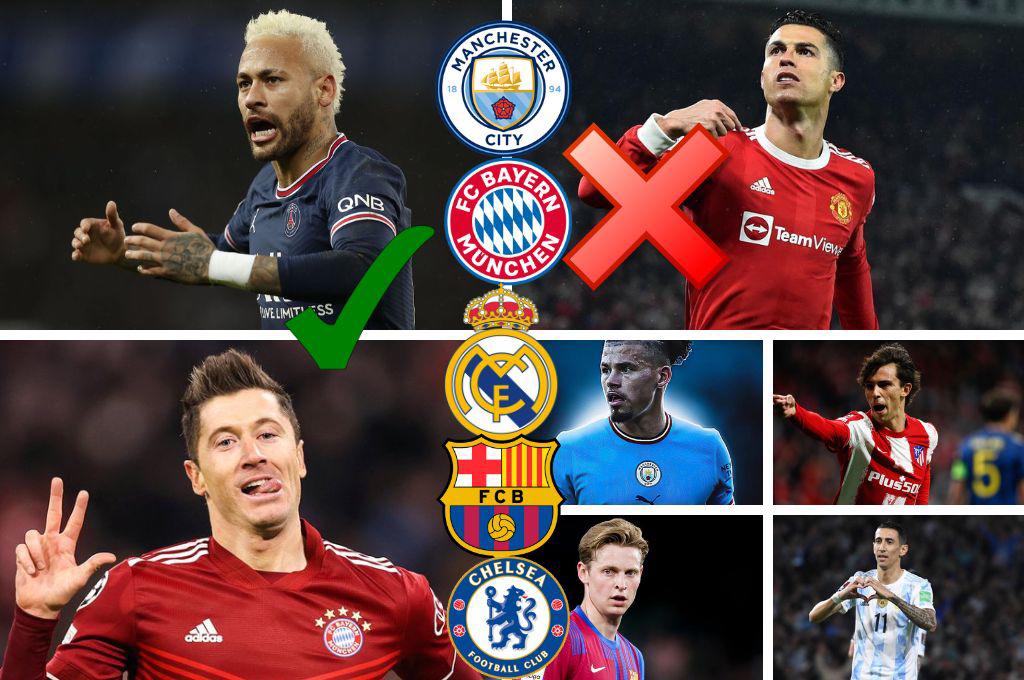 Mercado de fichajes: Dos “galácticos” al Real Madrid, Cristiano Ronaldo descartado y Lewandowski es noticia