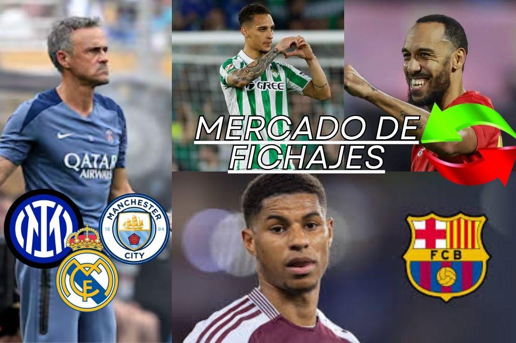 Luis Enrique ya no los quiere en el PSG y ficha a joya; Barcelona con refuerzo de lujo y la cantidad millonaria que pide el United por Antony