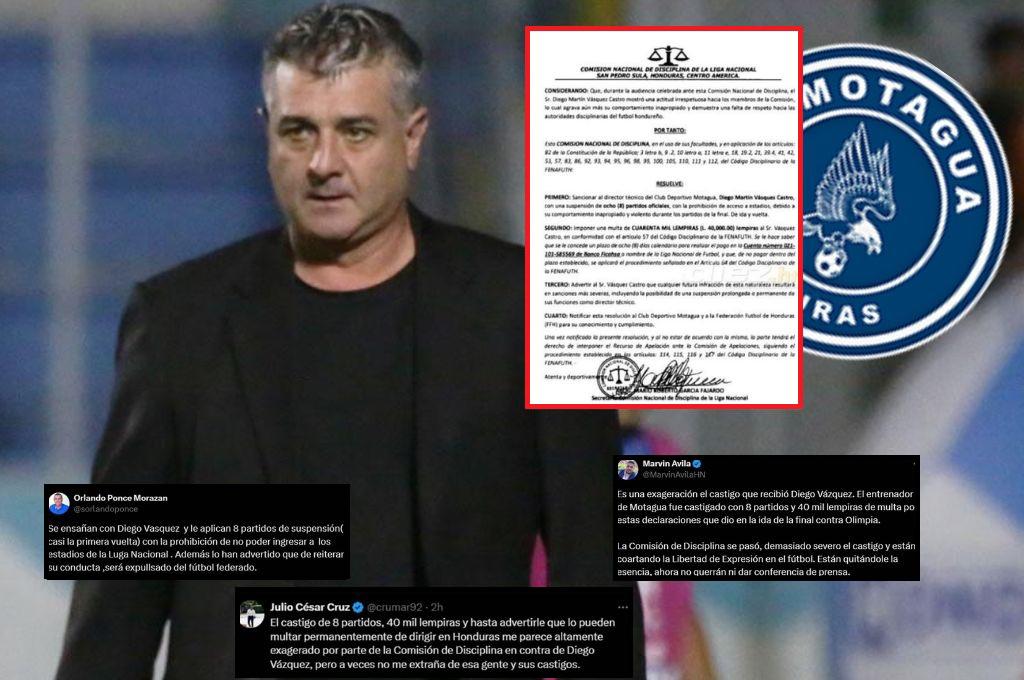 “Faltó que no lo dejaran entrar al país”: la reacción al duro castigo de Diego Vázquez y piden sanción para Olimpia