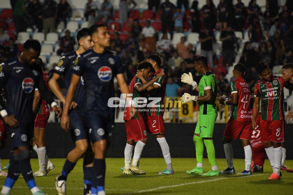 Motagua, golpeado por la derrota y el festejo de Marathón tras tremendo triunfo en el estadio Nacional; adiós a la mala racha