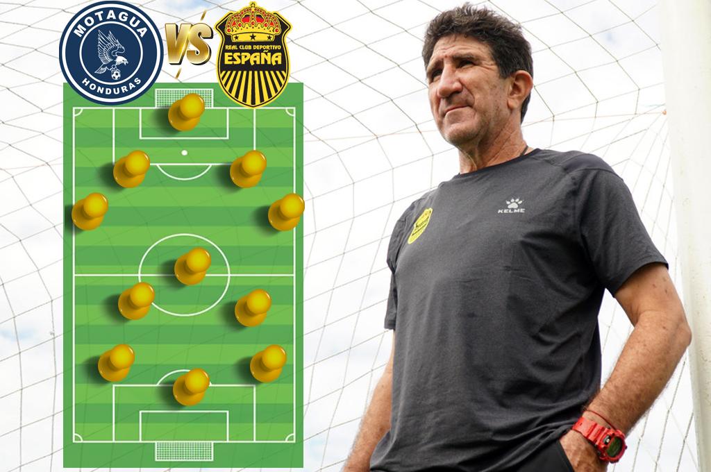 ¡Una novedad! El  11 con el que Real  España buscaría dar un golpe de autoridad a Motagua e igualar su mejor racha histórica