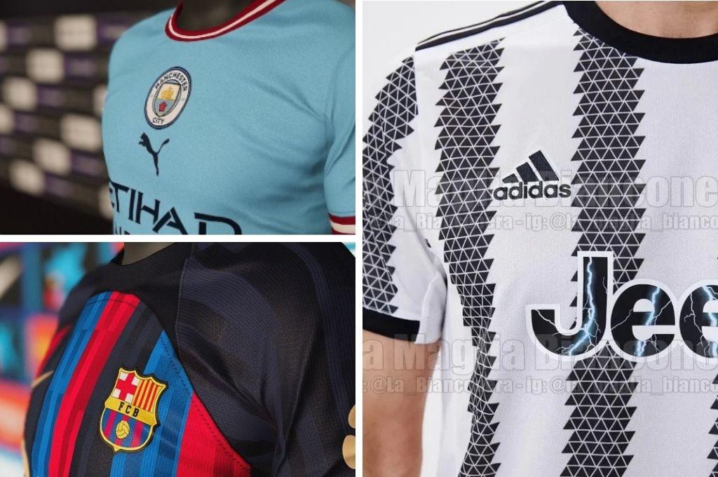 ¡Espectaculares! Así serán los nuevos uniformes de los mejores equipos del mundo para la temporada 2022-23