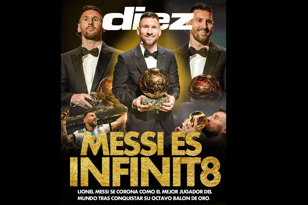 “Messi tiene más Balones de Oros que Brasil”, “leyenda”, “Infint8”: Las portadas internacionales se rinden ante el mejor del mundo