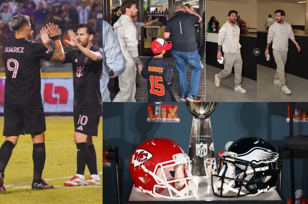 Messi se ‘olvida’ del Olimpia y se hace presente en el Super Bowl LIX: el equipo que apoyará el argentino