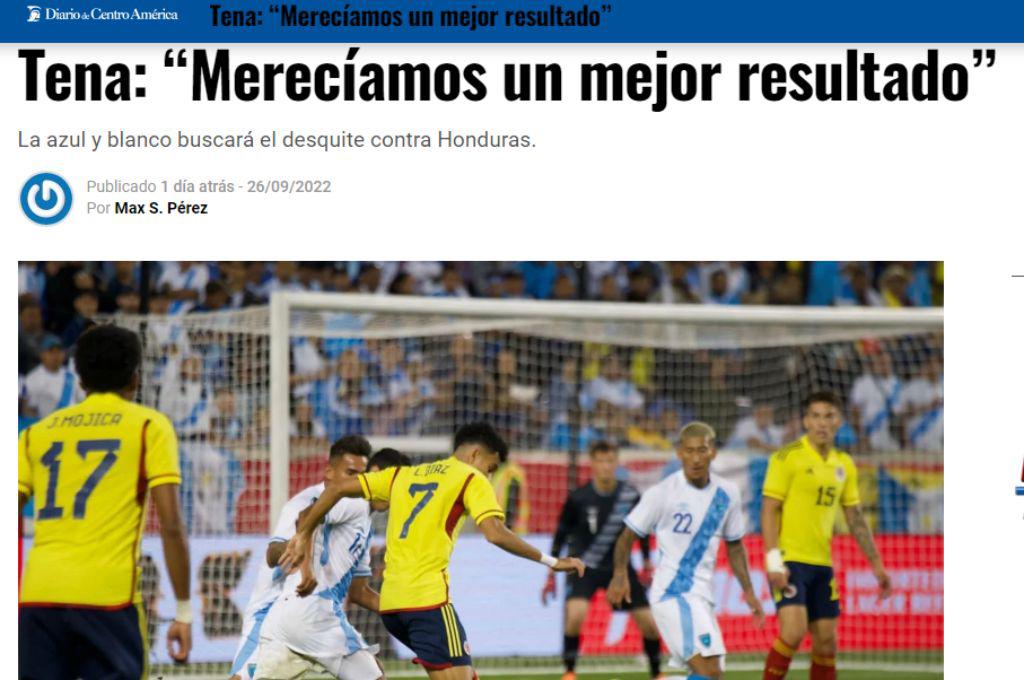 “La azul y blanco buscará el desquite contra Honduras”; así reacciona la prensa guatemalteca previo al duelo contra la Bicolor