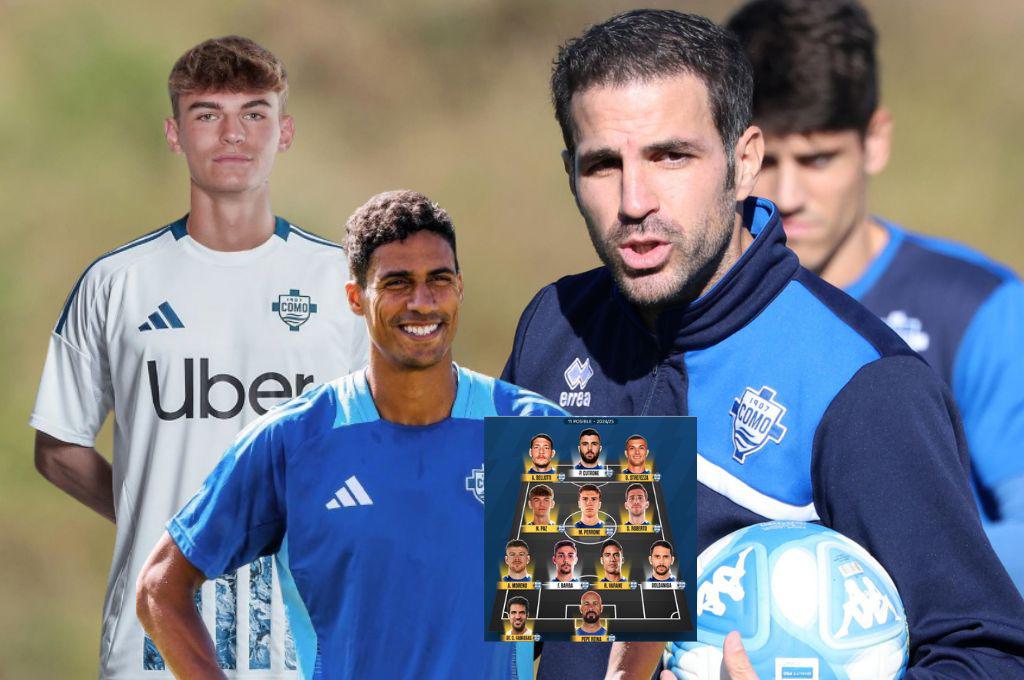 El equipazo del Como de Cesc Fábregas en la Serie A tras fichar jugadores del Real Madrid, Barcelona y Manchester City